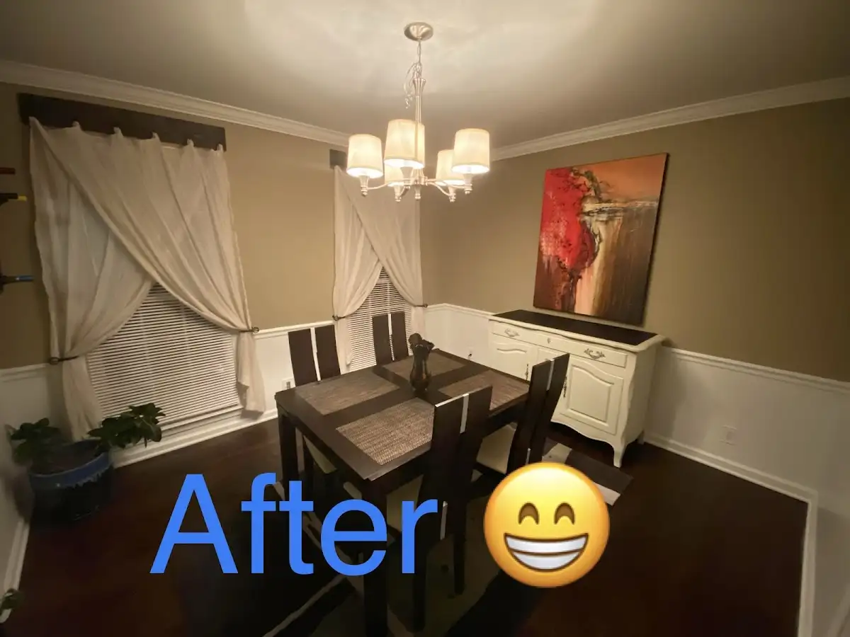 Professional dining room restoration after water damage in Wilmette