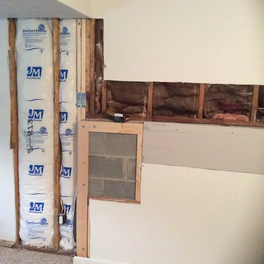 Wall insulation replacement during Structural Drying in Wilmette